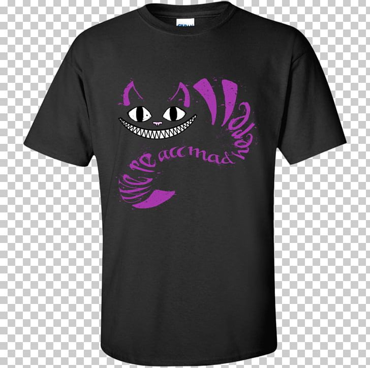 T-shirt Cheshire Cat Clothing Sleeve PNG, Clipart, Active Shirt, Alice In Wonderland, Black, Bluza, Brand Free PNG Download