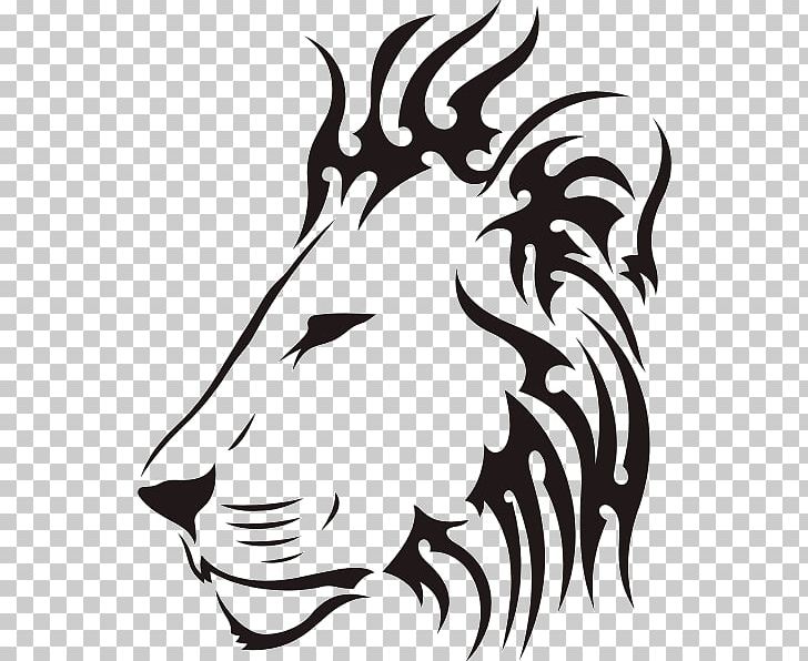 Lion Tattoo Mehndi Tiger Drawing PNG, Clipart, Animals, Big Cats, Black, Carnivoran, Cat Like Mammal Free PNG Download