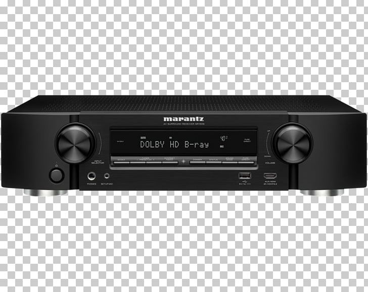 Marantz NR1509 AV Receiver High Fidelity Home Theater Systems PNG, Clipart,  Free PNG Download