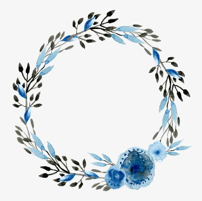 Bright Blue Flowers Watercolor PNG, Clipart, Blue, Blue Clipart, Blue Flowers, Bright Clipart, Creative Free PNG Download