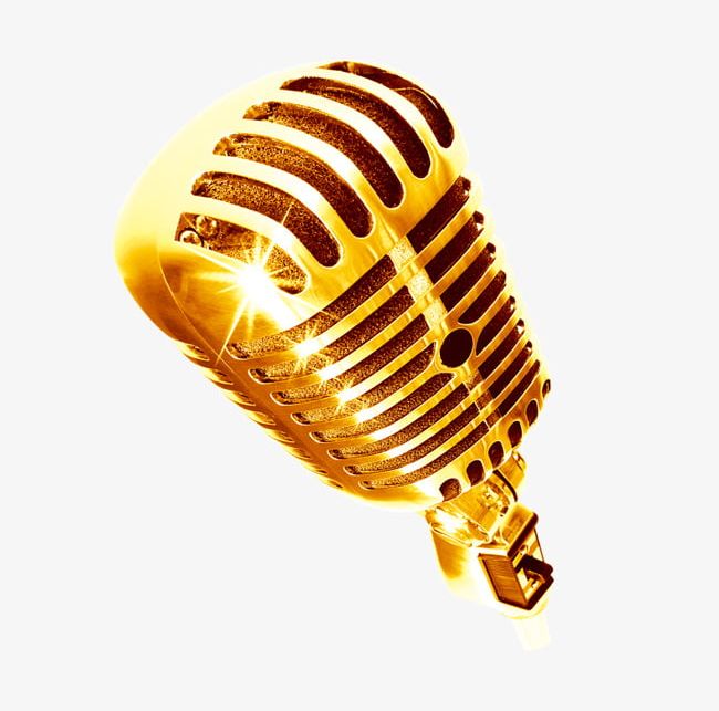 Gold Microphone PNG, Clipart, Gold, Gold Clipart, Hand, Hand Painted, Map Free PNG Download
