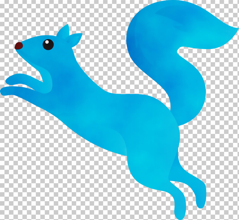 Turquoise Animal Figure Aqua Tail Squirrel PNG, Clipart, Animal Figure, Aqua, Paint, Squirrel, Tail Free PNG Download