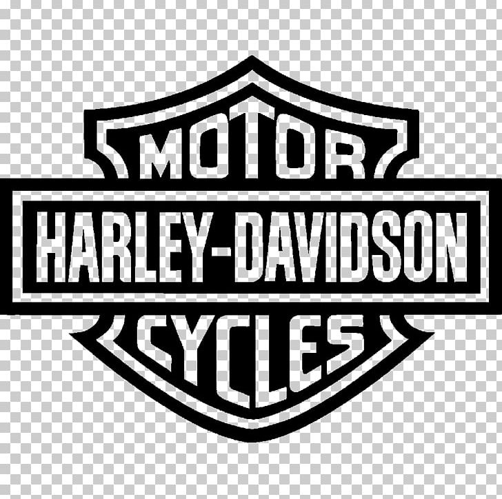 Harley-Davidson Logo Motorcycle Decal PNG, Clipart, Area, Black And White, Brand, Cars, Decal Free PNG Download