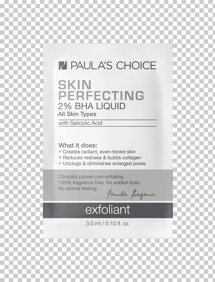 Paula's Choice SKIN PERFECTING 2% BHA Liquid Exfoliation Salicylic Acid Beta Hydroxy Acid PNG, Clipart,  Free PNG Download