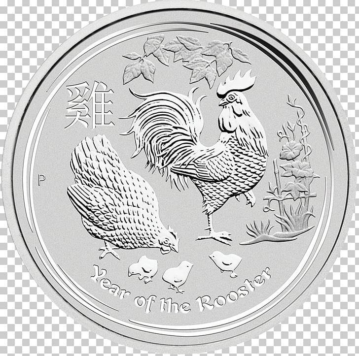 Perth Mint Rooster Silver Coin Bullion Coin PNG, Clipart, Bird, Bullion, Bullion Coin, Chicken, Chinese Calendar Free PNG Download