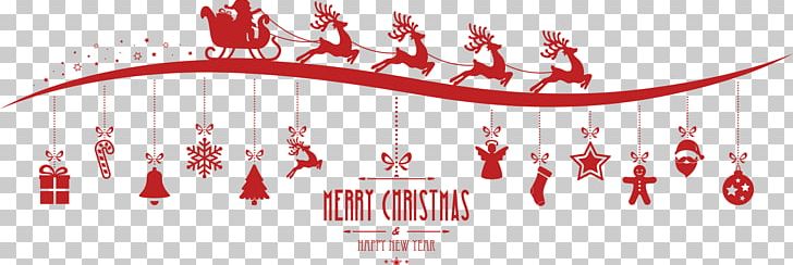 Santa Claus Reindeer Christmas PNG, Clipart, Banner, Christmas Decoration, Christmas Frame, Christmas Lights, Christmas Vector Free PNG Download