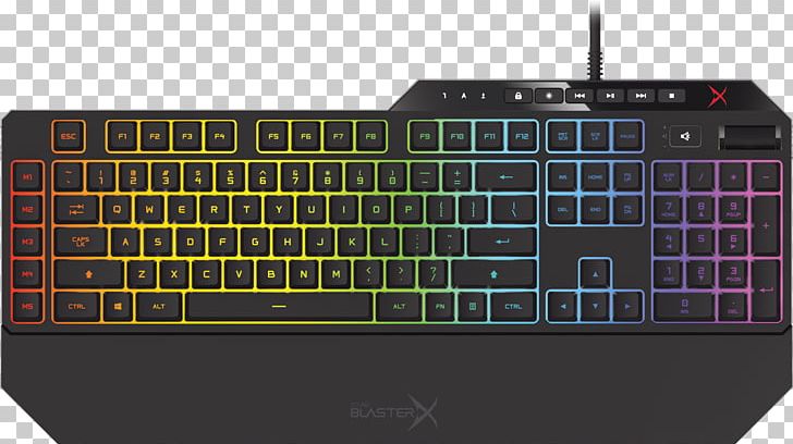 Computer Keyboard Computer Mouse Creative Technology Creative Sound BlasterX Vanguard K08 Gaming Keypad Laptop PNG, Clipart, Computer Hardware, Computer Keyboard, Electronic Device, Electronic Instrument, Electronics Free PNG Download