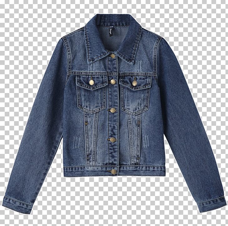 Denim Jean Jacket Outerwear Jeans PNG, Clipart, Blue, Button, Clothing, Coat, Denim Free PNG Download