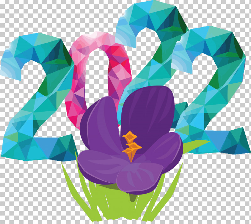 Number 2022 Floral Design PNG, Clipart, Confetti, Flower, Poster, Royaltyfree Free PNG Download