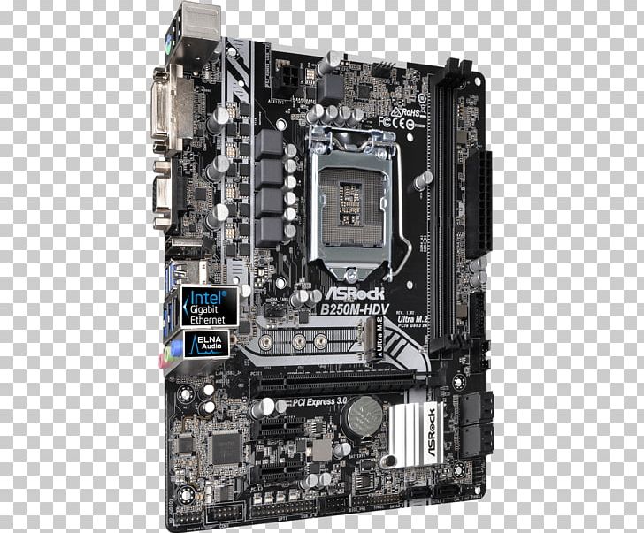 Intel LGA 1151 MicroATX Motherboard CPU Socket PNG, Clipart, Asrock, Asrock B250m Pro4, Atx, Chipset, Compute Free PNG Download