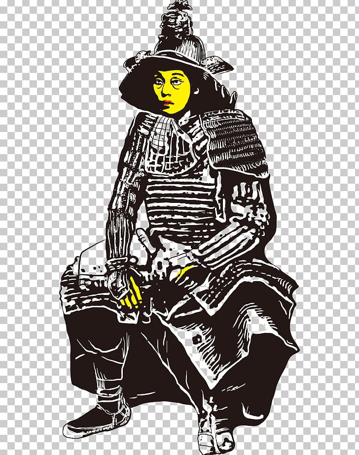 Samurai Shu014dgun Drawing Illustration PNG, Clipart, Cartoon, Cartoon Characters, Fictional Character, Happy Birthday Vector Images, Monochrome Free PNG Download