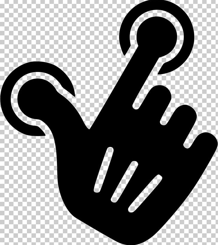 Thumb Line White Logo PNG, Clipart, Art, Black And White, Cdr, Finger, Gesture Free PNG Download