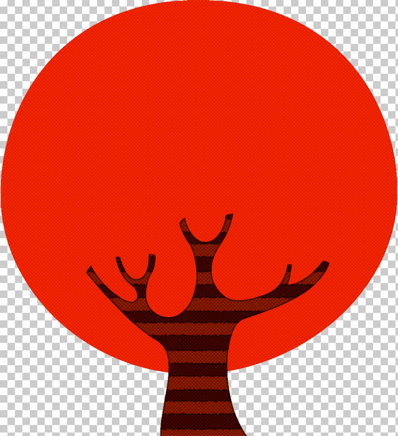 Orange PNG, Clipart, Abstract Cartoon Tree, Autumn Tree, Circle, Fall Tree, Orange Free PNG Download