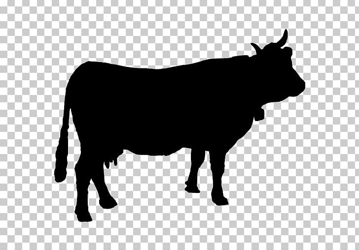 Angus Cattle Beef Cattle Silhouette PNG, Clipart, Angus Cattle, Beef, Beef Cattle, Black And White, Bull Free PNG Download