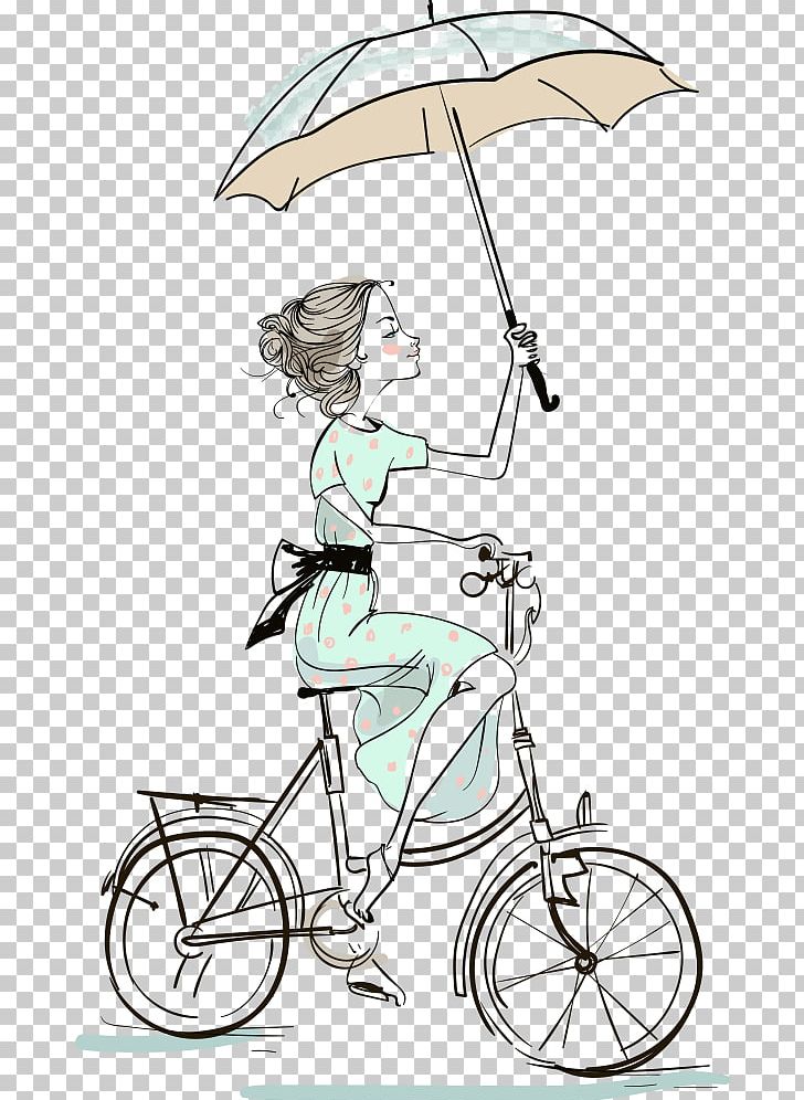 Cartoon Umbrella Illustration PNG, Clipart, Aliexpress, Anime Girl, Area, Baby Girl, Bicycle Free PNG Download