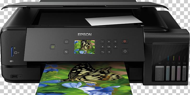 Paper Multi-function Printer Inkjet Printing ET-7750Epson Expression Premium ET-7750 EcoTank Wide-format All-in-One Supertank Printer C11CG16201 PNG, Clipart, Color Printing, Continuous Ink System, Duplex, Electronic Device, Electronics Free PNG Download
