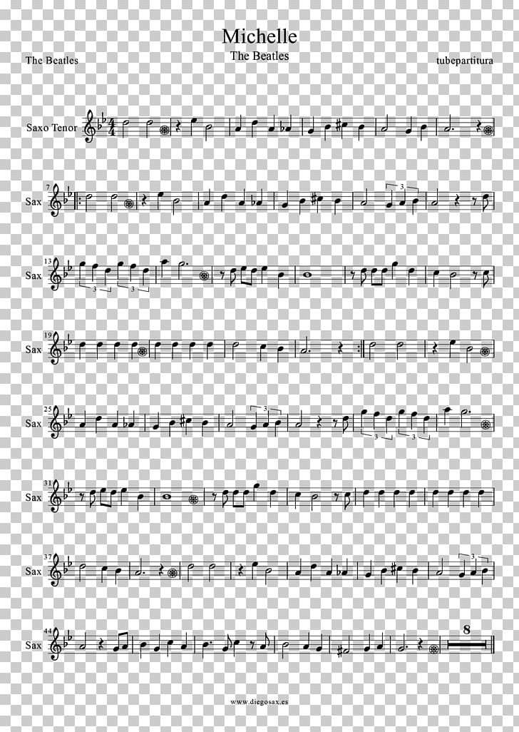 Sheet Music The Beatles Flute Violin PNG, Clipart, Angle, Area, Beatles, Black, Black And White Free PNG Download