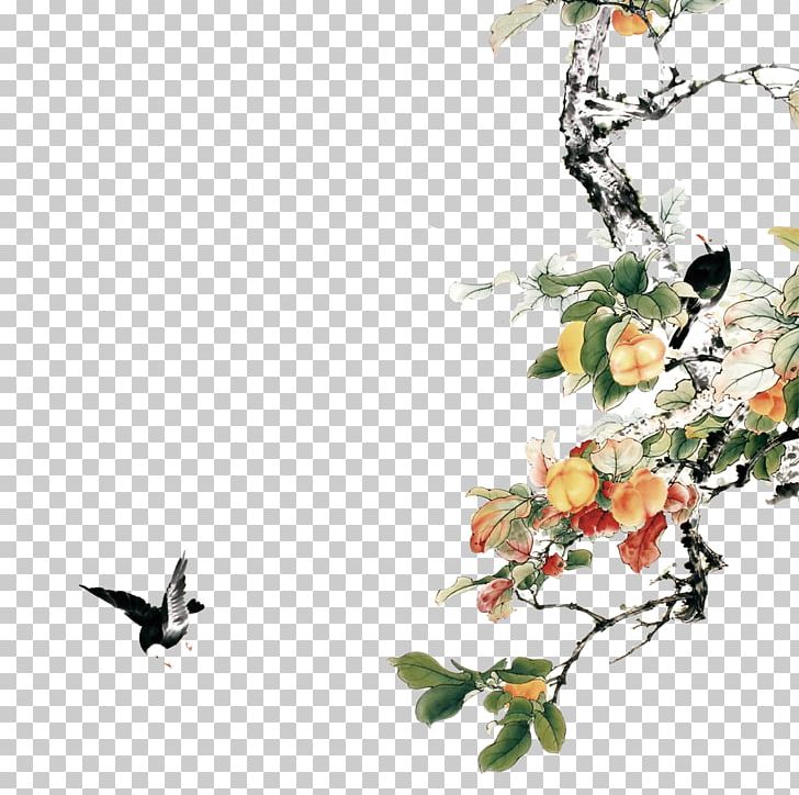 Chinese Painting Han Dynasty List Of Universities And Colleges With Sinology Programs Bird-and-flower Painting PNG, Clipart, Beak, Bird, Birdandflower Painting, Birds And Flowers, Branch Free PNG Download