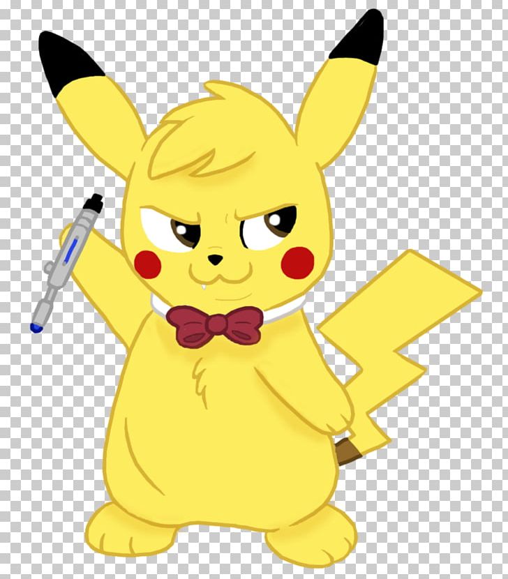 Pikachu Fan Art Tenth Doctor Pokémon Character PNG, Clipart, Art, Carnivoran, Cartoon, Character, Child Free PNG Download