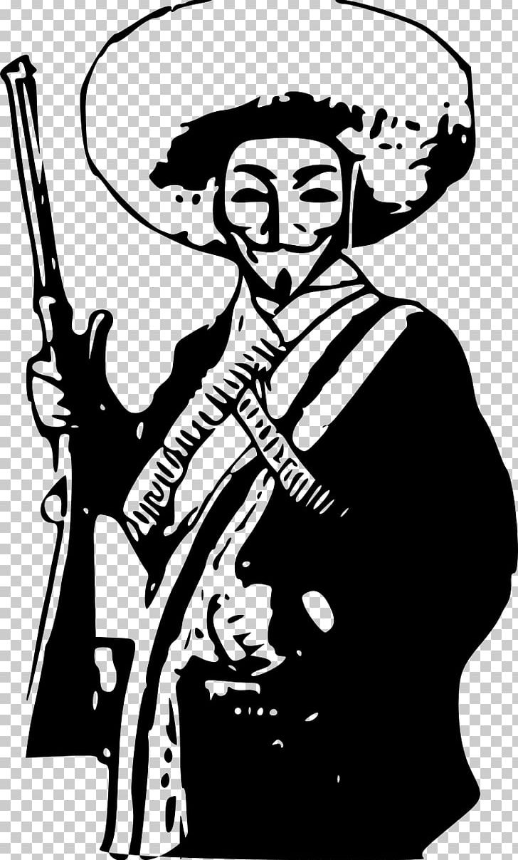 Mexico Mexican Revolution Anonymous PNG, Clipart, Anonymous, Art, Artwork, Black And White, Computer Icons Free PNG Download