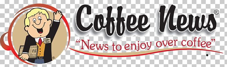 Coffee News Advertising Newspaper Logo PNG, Clipart, Advertising, Banner, Belmont, Brand, California Free PNG Download