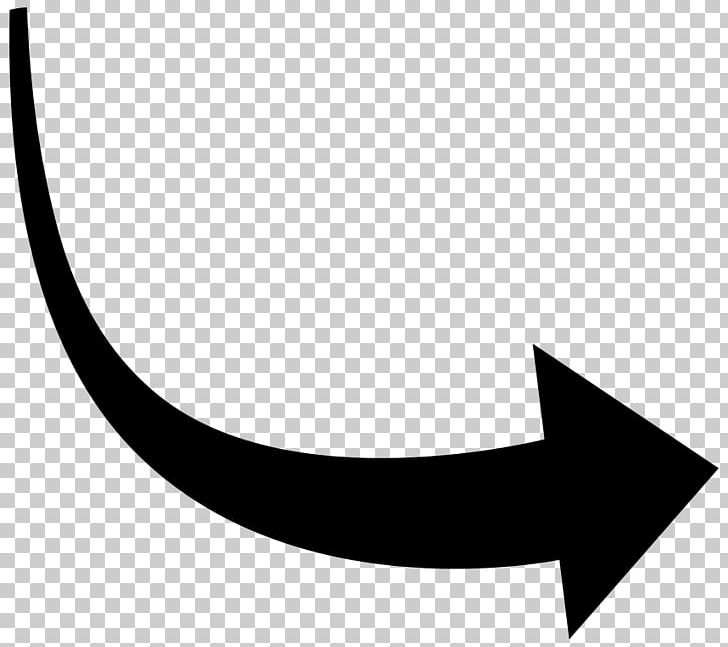 Arrow Curve PNG, Clipart, Angle, Arrow, Black, Black And White, Circle Free PNG Download