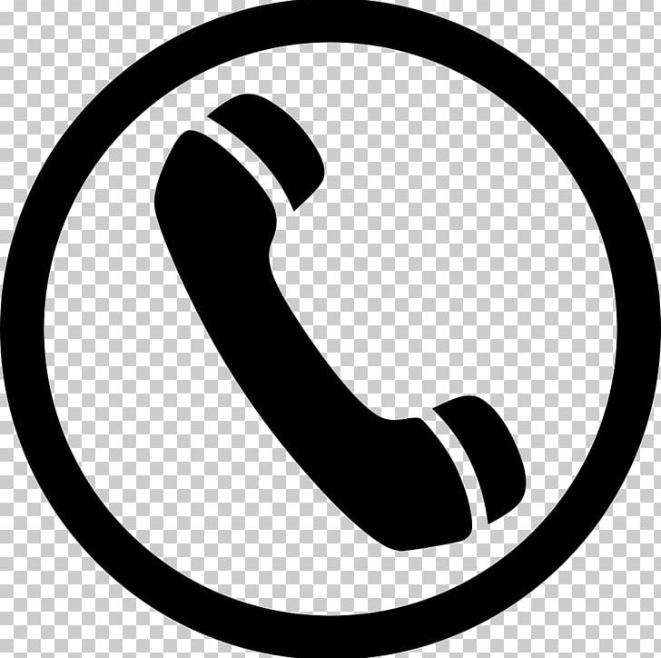 Telephone Call Computer Icons IPhone Symbol PNG, Clipart, Area, Black And White, Brand, Circle, Computer Icons Free PNG Download