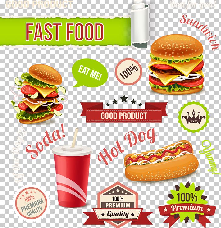 Hot Dog Hamburger Fast Food Veggie Burger French Fries PNG, Clipart, American Food, Brand, Burger, Cartoon, Cartoon Hamburg Free PNG Download