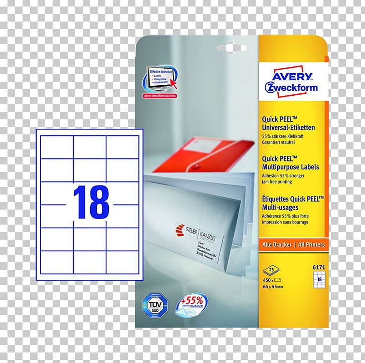 Paper Label Avery Dennison Office Supplies Avery Zweckform PNG, Clipart, Angle, Avery Dennison, Avery Zweckform, Box, Brand Free PNG Download