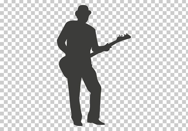 Guitarist Musician Blues Silhouette PNG, Clipart, Angle, Arm, Bass Guitar, Black, Black And White Free PNG Download