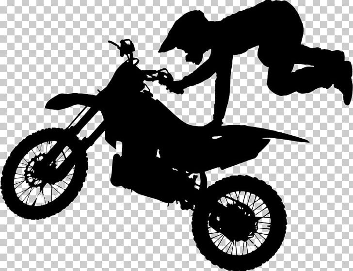 Motorcycle Stunt Riding Silhouette Bicycle PNG, Clipart, Bicycle, Bicycle Accessory, Bicycle Drivetrain Part, Black And White, Car Free PNG Download