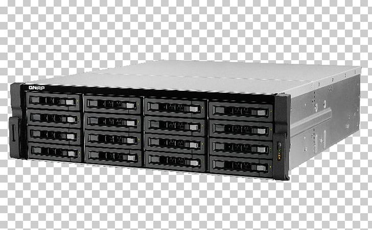Qnap Tvs-EC1680U-sas-Rp R2 Nas Rack Ethernet Lan Black QNAP TVS-EC2480U-SAS-RP R2 Network Storage Systems Serial Attached SCSI ISCSI PNG, Clipart, Brand, Data Storage, Electronic Device, Miscellaneous, Others Free PNG Download