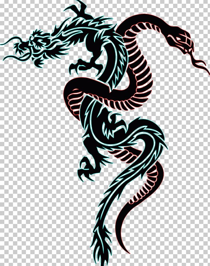Snakes Tattoo Tattoo Chinese Dragon PNG, Clipart, Art, Black And White, Chinese Dragon, Dragon, Fantasy Free PNG Download