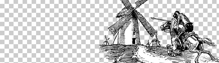 Don Quixote Alonso Quijano La Mancha Campo De Montiel Fighting Windmills: A Quixotic Odyssey PNG, Clipart, Alonso Quijano, Automatik, Black And White, Don Quijote, Don Quixote Free PNG Download