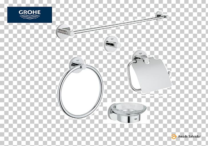 Bathroom Towel Soap Dishes & Holders Paper Grohe PNG, Clipart, Angle, Bathroom, Body Jewelry, Chrome Plating, Clothing Accessories Free PNG Download