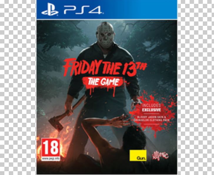 Friday The 13th: The Game Jason Voorhees PlayStation 4 Video Game Metal Gear Survive PNG, Clipart, Action Film, Advertising, Album Cover, Brand, Dvd Free PNG Download