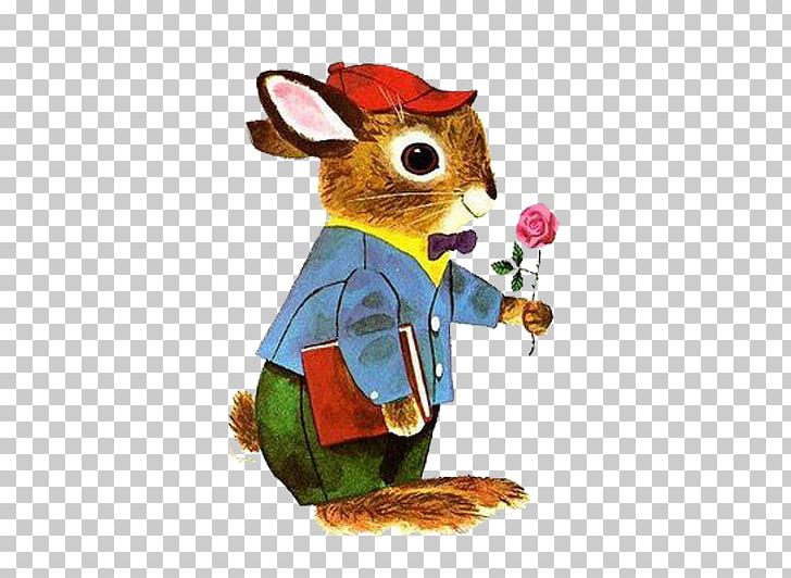 Rabbit Richard Scarry PNG, Clipart, Animals, Book, Hat, Organism, Rabbit Free PNG Download