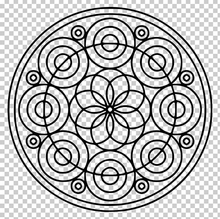 Mandala Coloring Book Circle Shape Sacred PNG, Clipart, Area, Bible, Black And White, Child, Circle Free PNG Download