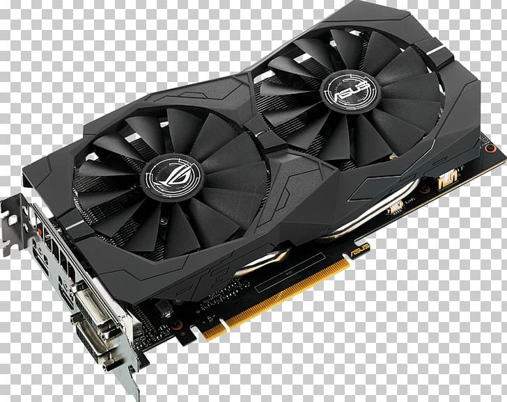 Graphics Cards & Video Adapters GDDR5 SDRAM GeForce Republic Of Gamers PCI Express PNG, Clipart, Asus, Car Subwoofer, Computer Component, Computer Cooling, Electronic Device Free PNG Download