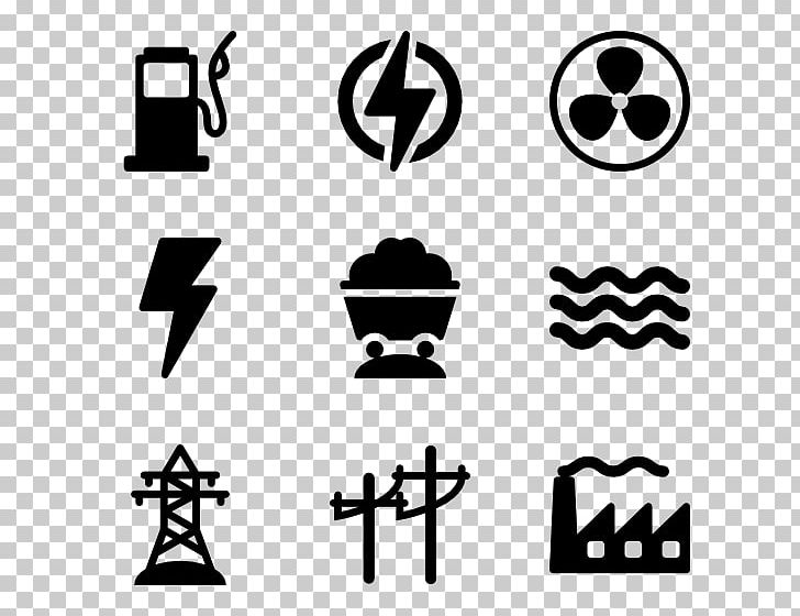 Computer Icons Electricity Generation Power Station Energy PNG, Clipart, Black, Black And White, Brand, Combined Cycle, Electric Generator Free PNG Download