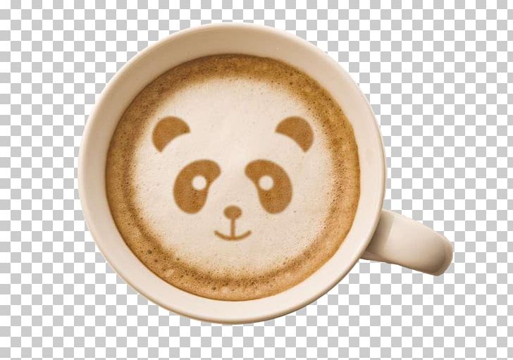 Latte Coffee Cappuccino Cafe Giant Panda PNG, Clipart, Animals, Cafe Au Lait, Caffeine, Cap, Coffee Free PNG Download