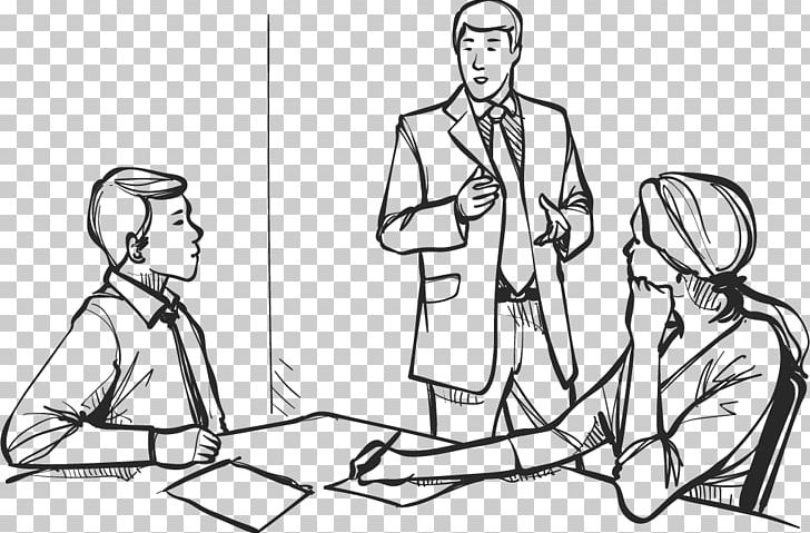 Drawing Businessperson Meeting PNG, Clipart, Angle, Arm, Business, Cartoon, Child Free PNG Download