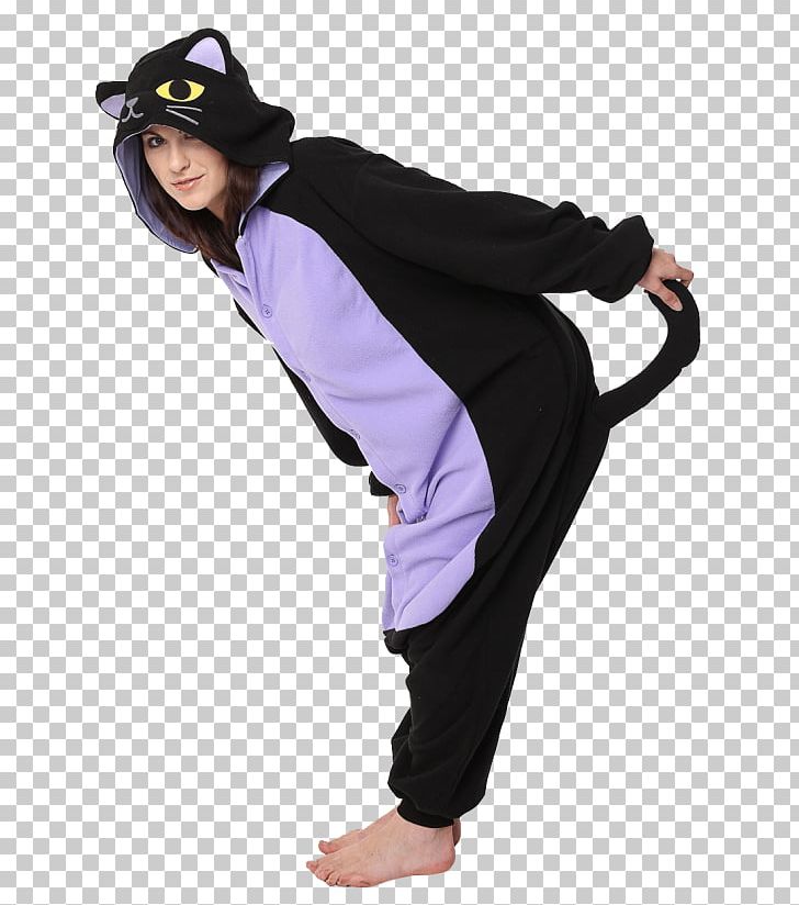 Black Cat Kigurumi Onesie Costume PNG, Clipart, Animal, Black Cat, Cat, Costume, Desktop Wallpaper Free PNG Download