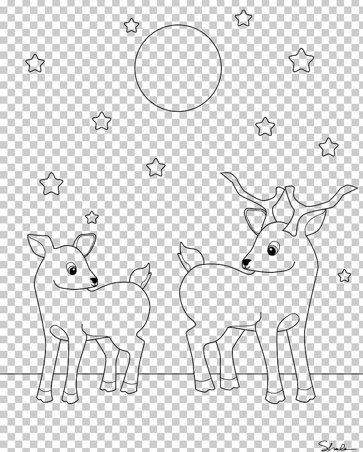White-tailed Deer Coloring Book Mule Deer Deer Hunting PNG, Clipart, Angle, Animals, Antler, Area, Black And White Free PNG Download