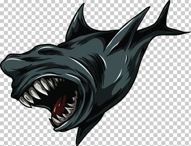 Shark Euclidean Monster Legendary Creature PNG, Clipart, Animal, Animals, Carnivoran, Cartilaginous Fish, Cartoon Free PNG Download