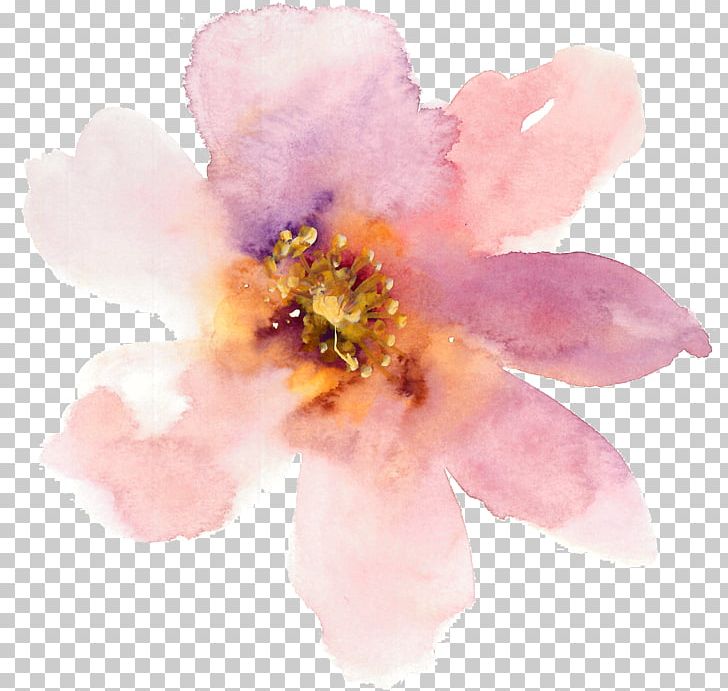 Watercolor Painting Flower PNG, Clipart, Blossom, Cherry Blossom, Creative, Creative Wedding Card Design, Fantasy Free PNG Download