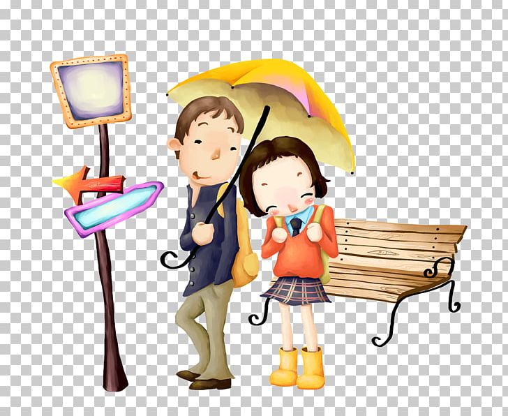 Cartoon Drawing Android PNG, Clipart, And, Android, Bench, Cartoon, Cartoon Couple Free PNG Download