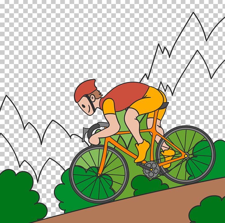 Cycling Road Bicycle Euclidean PNG, Clipart, Bicycle, Bicycle Accessory, Bicycle Frame, Bike Vector, Cartoon Free PNG Download
