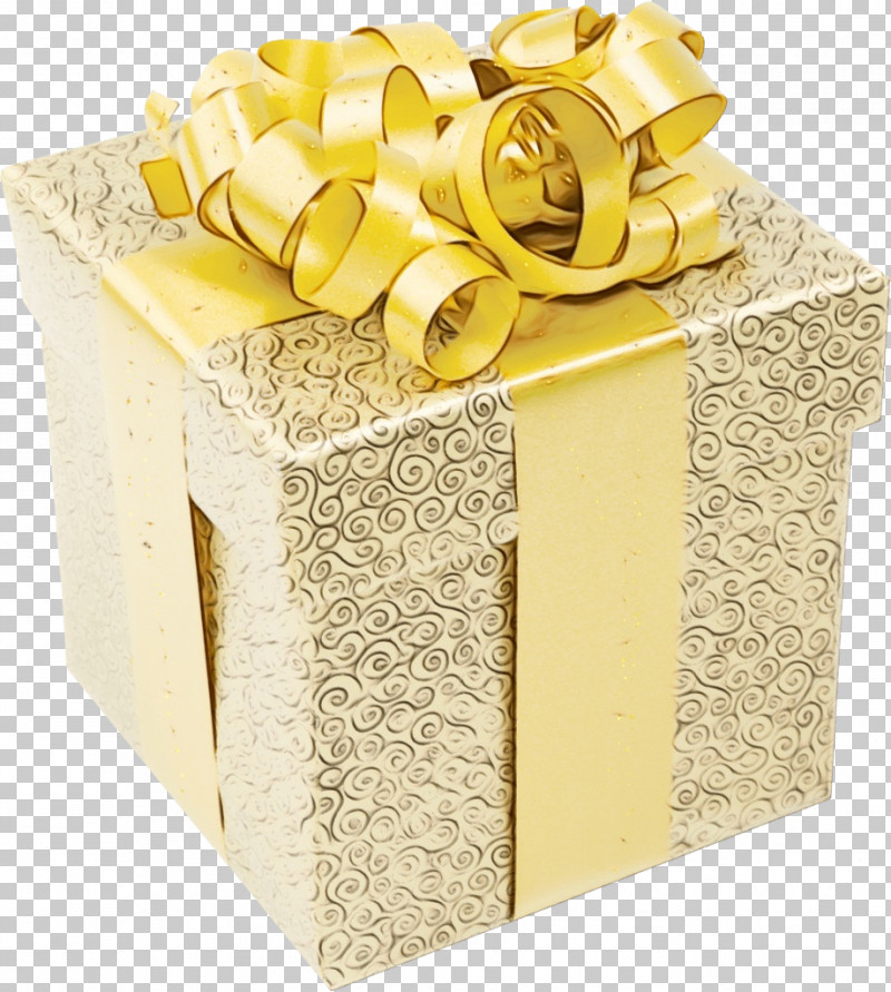 Present Yellow Ribbon Wedding Favors Gift Wrapping PNG, Clipart, Box, Gift Wrapping, Paint, Party Favor, Party Supply Free PNG Download