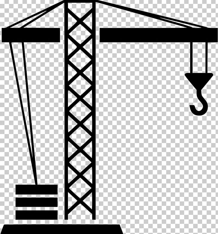 Architectural Engineering Building Crane Utility Pole PNG, Clipart, Angle, Architectural Engineering, Area, Black And White, Building Free PNG Download